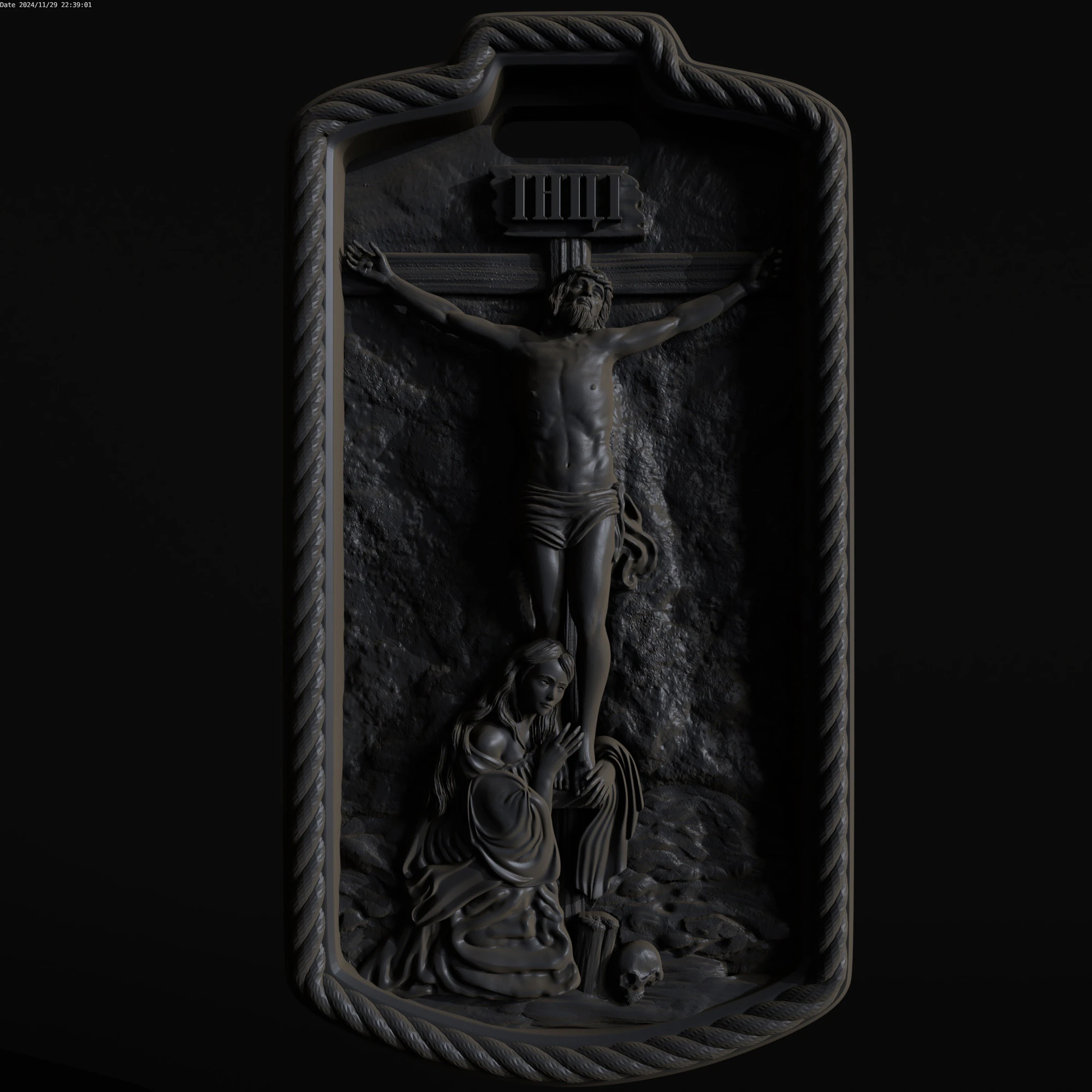 Relief 3D Model .c4d .max .obj .3ds .fbx .stl .blend 