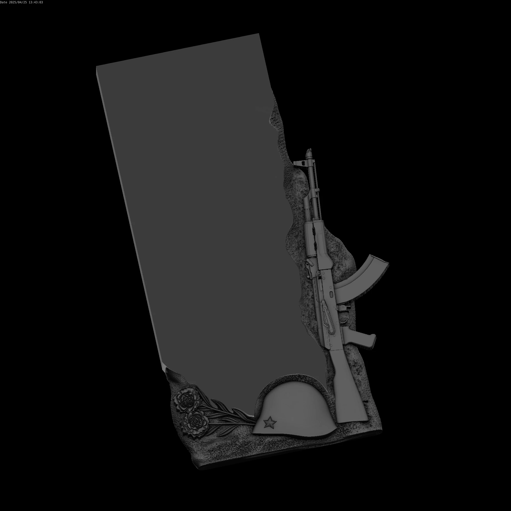 Relief 3D Model .c4d .max .obj .3ds .fbx .stl .blend 
