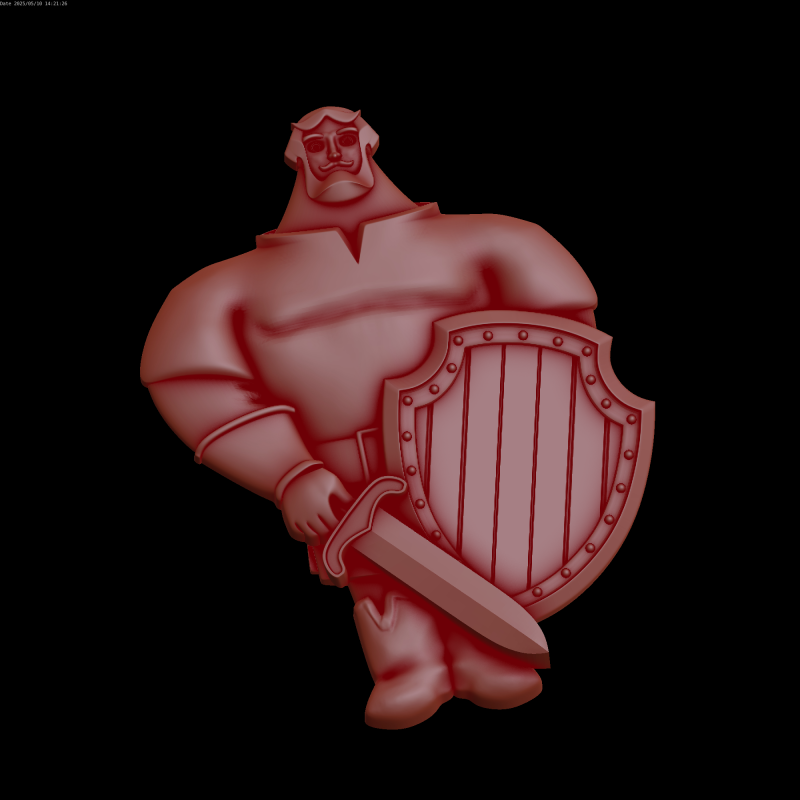 Relief Modello 3D .c4d .max .obj .3ds .fbx .stl .blend