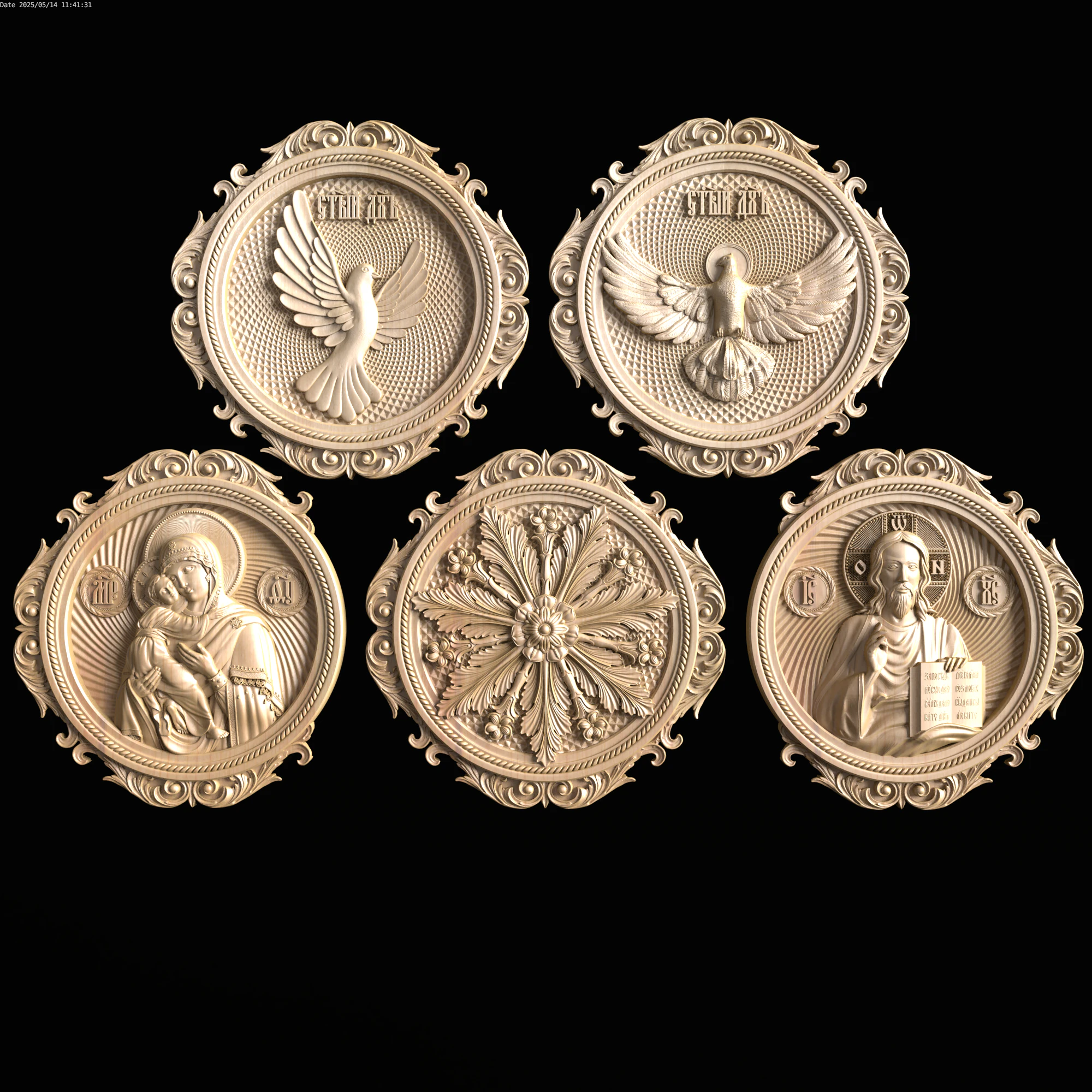 Relief 3D Model .c4d .max .obj .3ds .fbx .stl .blend