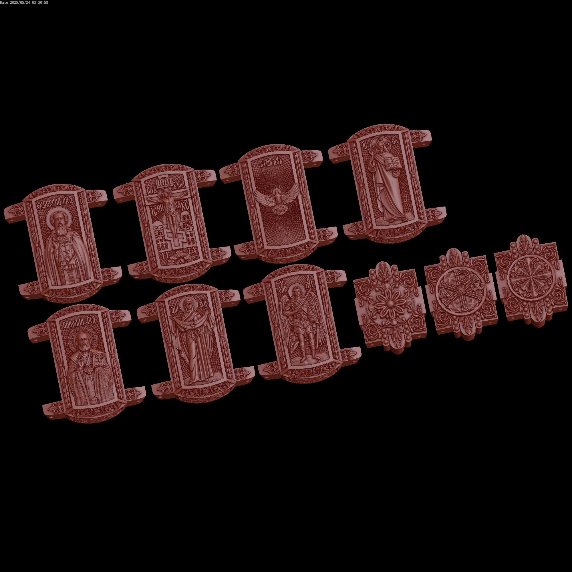 Relief 3D Model .c4d .max .obj .3ds .fbx .stl .blend 