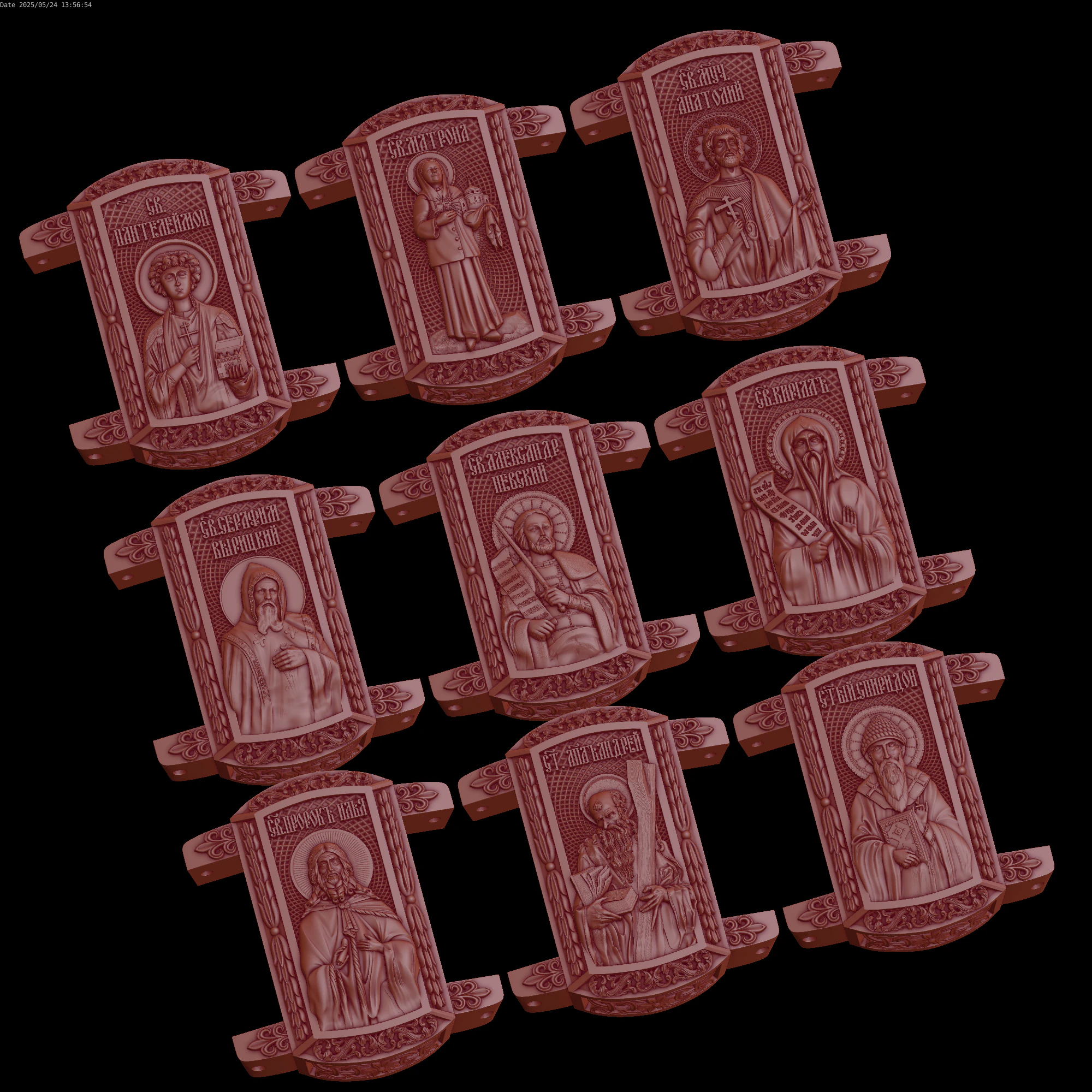 Relief 3D Model .c4d .max .obj .3ds .fbx .stl .blend 