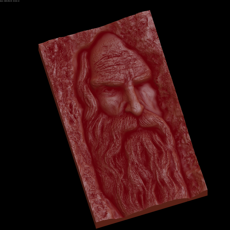 Relief Modelo 3D .c4d .max .obj .3ds .fbx .stl .blend 