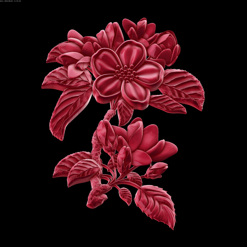 Relief 3D Model .c4d .max .obj .3ds .fbx .stl .blend 