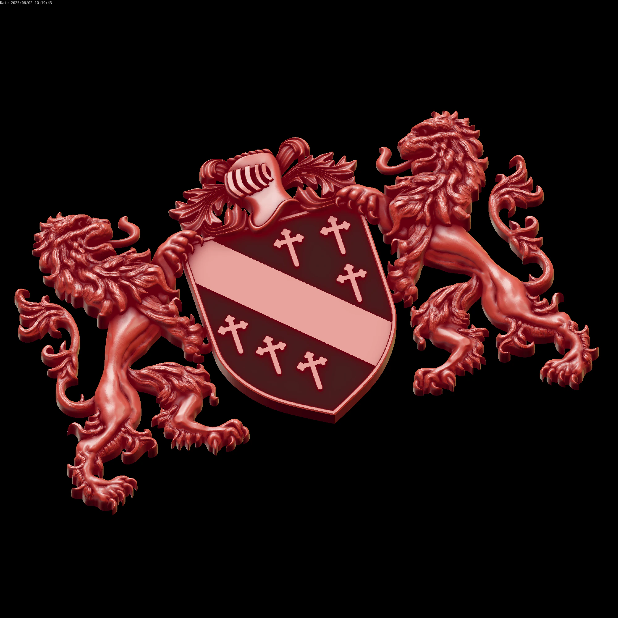 Relief 3D Model .c4d .max .obj .3ds .fbx .stl .blend 