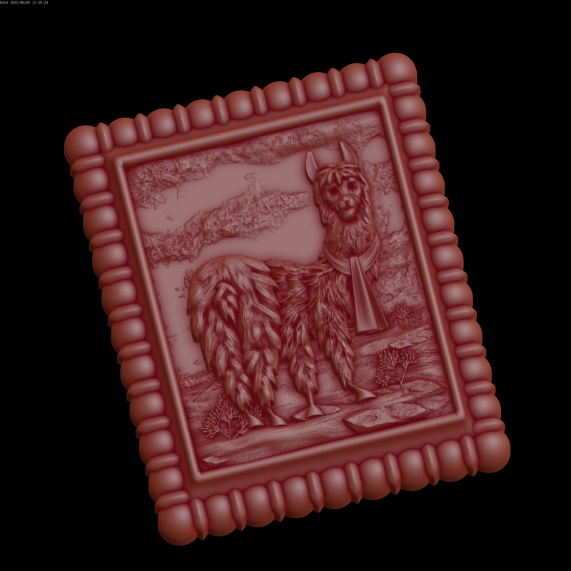 Relief 3D 모델 .c4d .max .obj .3ds .fbx .stl .blend 