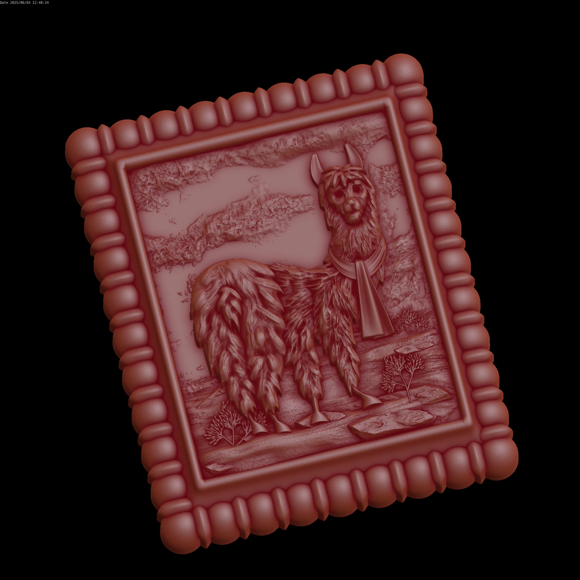 Relief 3D Model .c4d .max .obj .3ds .fbx .stl .blend 