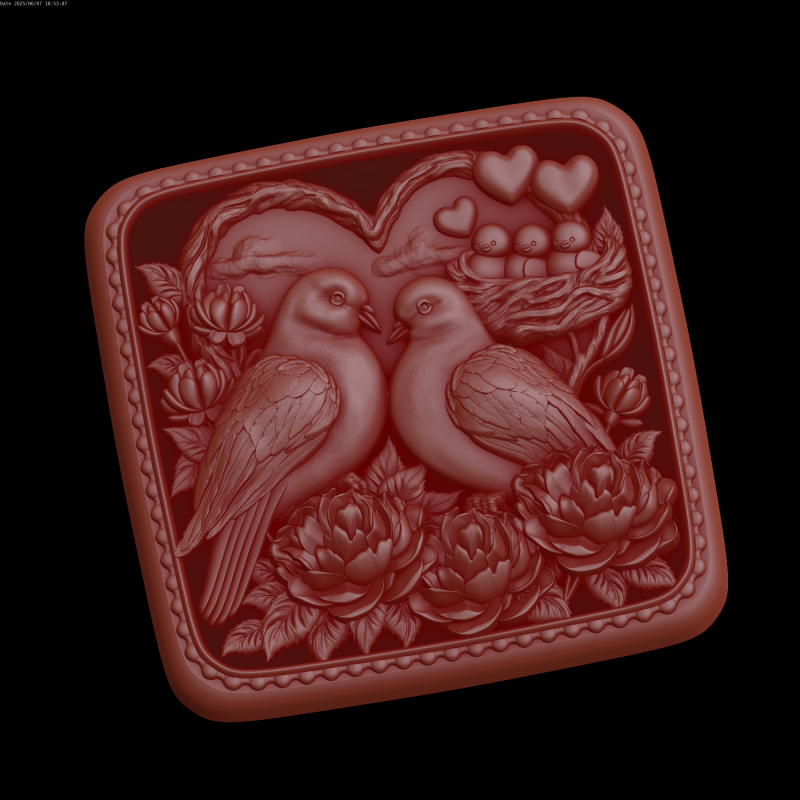 Relief 3D Модель .c4d .max .obj .3ds .fbx .stl .blend