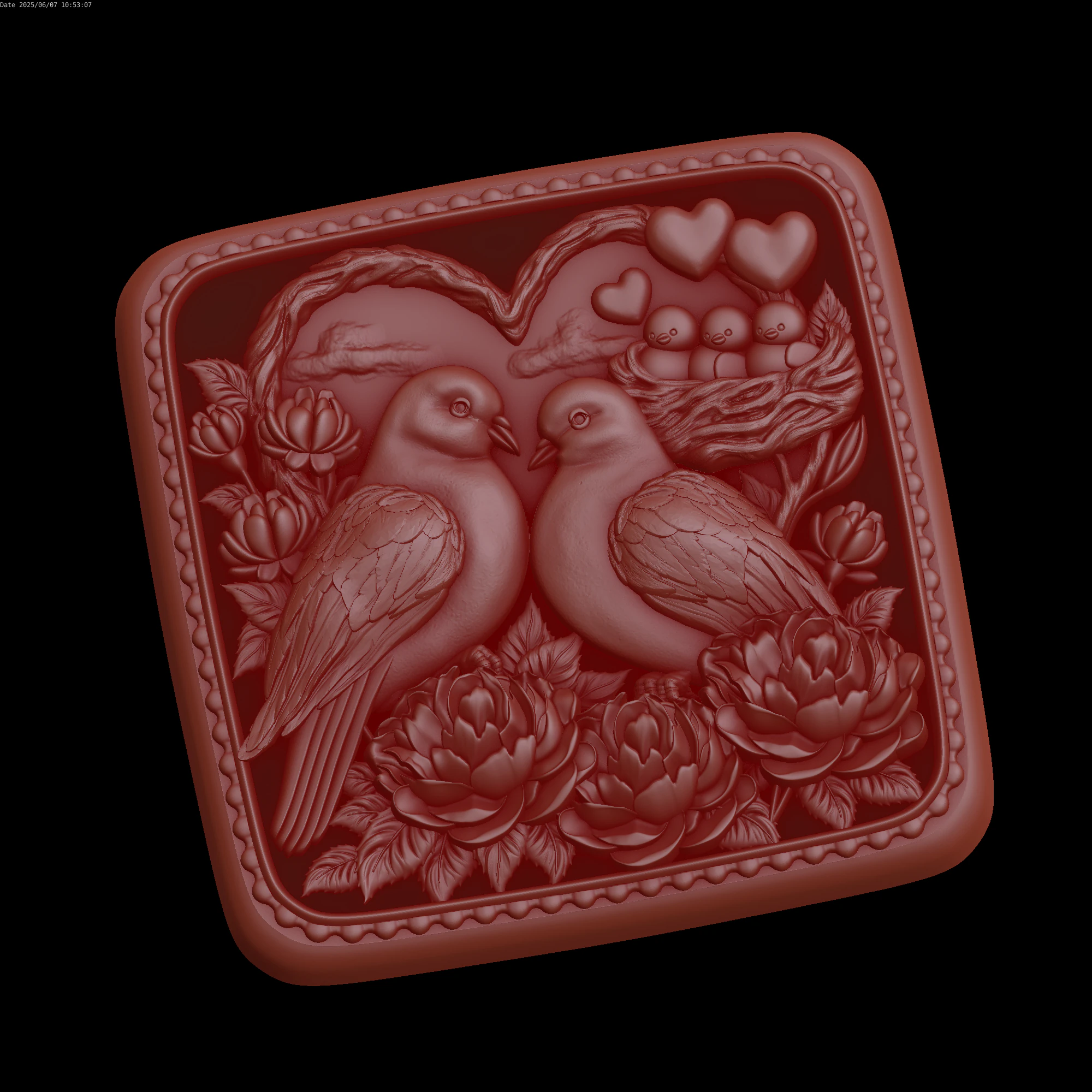 Relief 3D Model .c4d .max .obj .3ds .fbx .stl .blend 