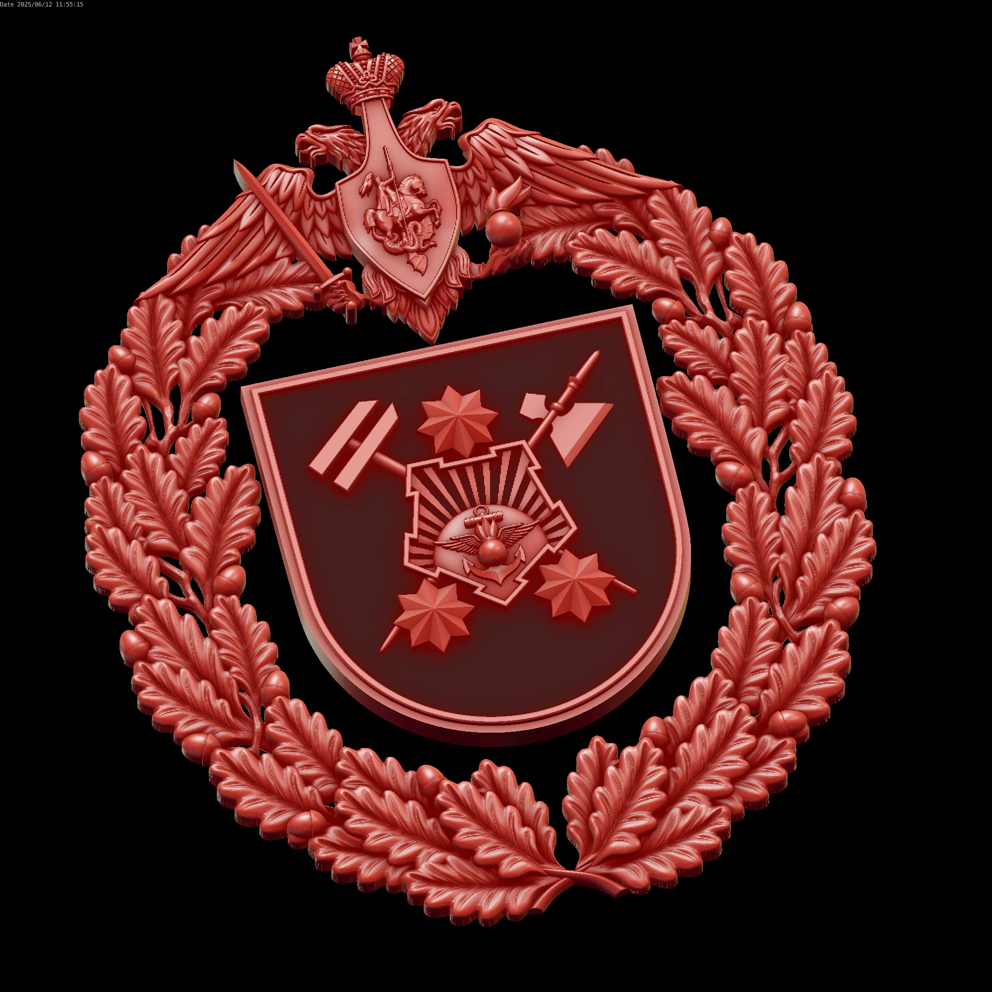 Relief 3D Model .c4d .max .obj .3ds .fbx .stl .blend 