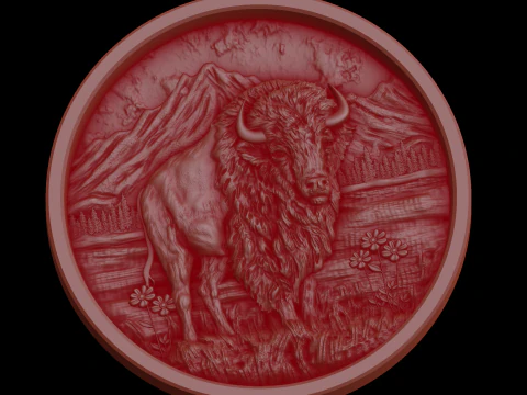 рельєф 3D Модель