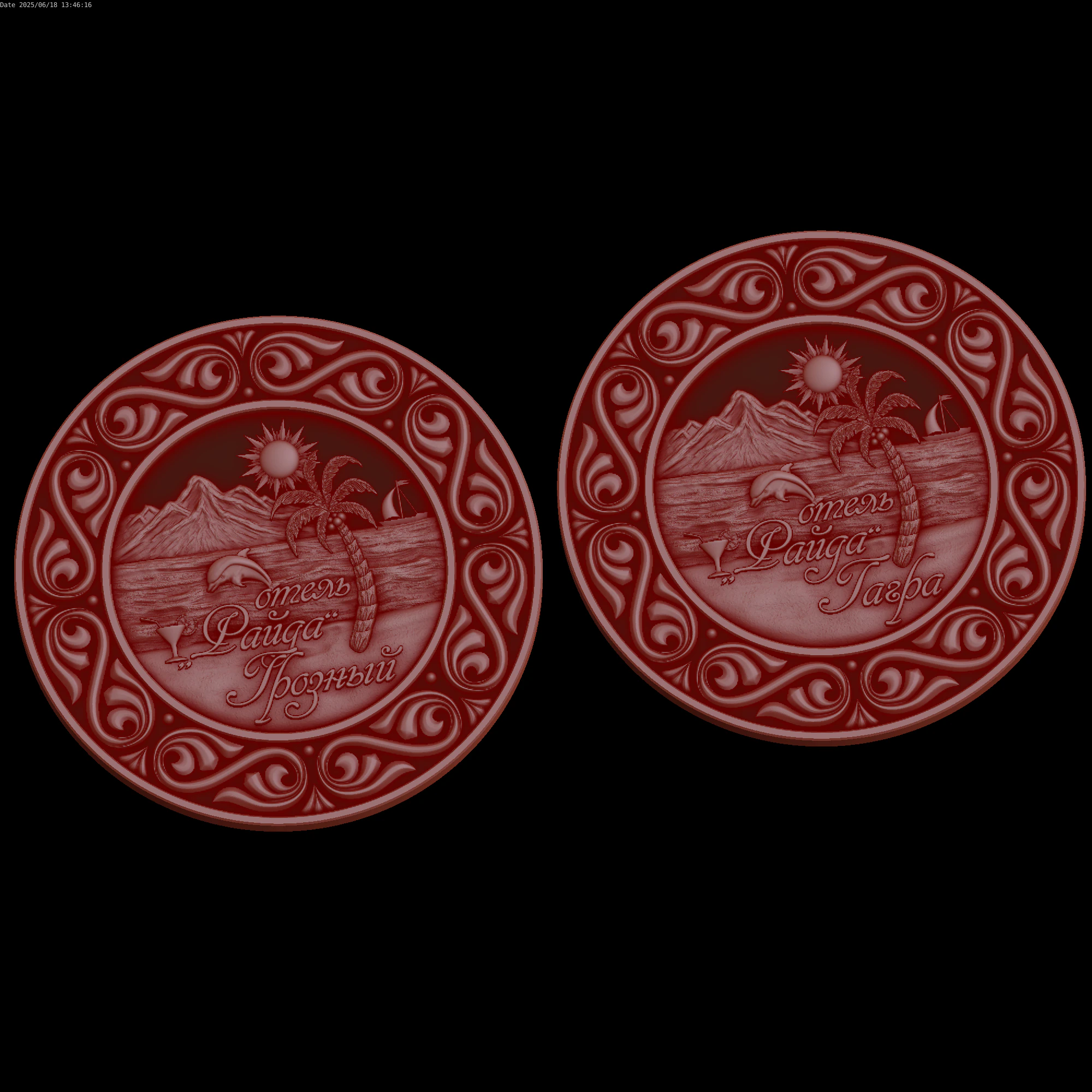 Relief 3D Model .c4d .max .obj .3ds .fbx .stl .blend 