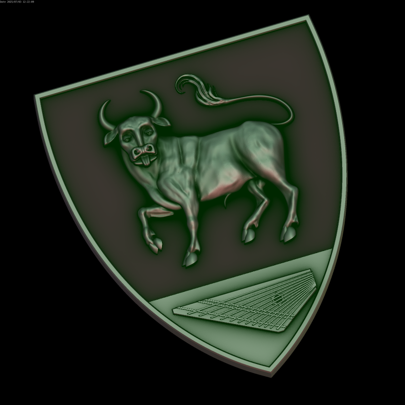 Relief Model 3D .c4d .max .obj .3ds .fbx .stl .blend 