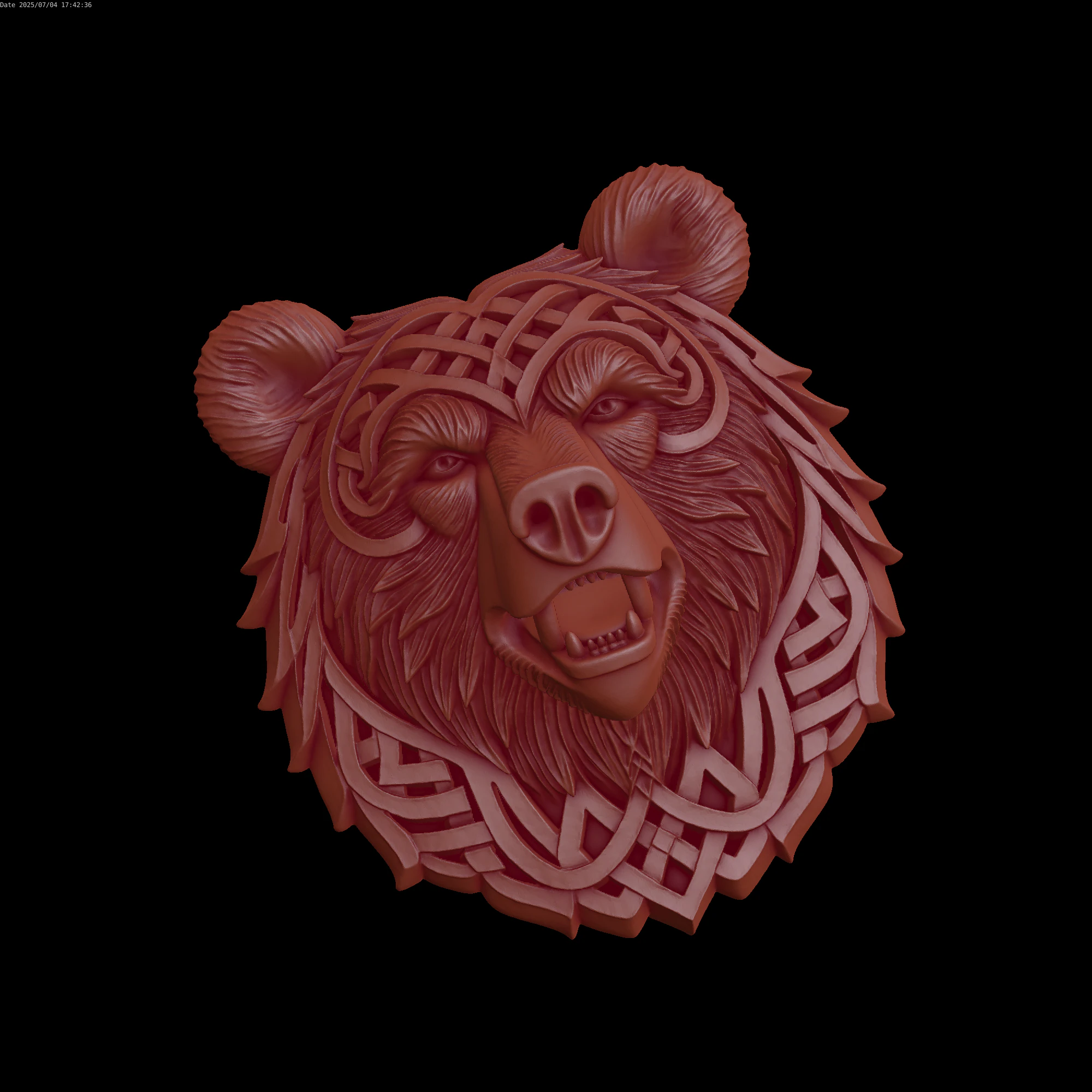 Relief 3D Model .c4d .max .obj .3ds .fbx .stl .blend 