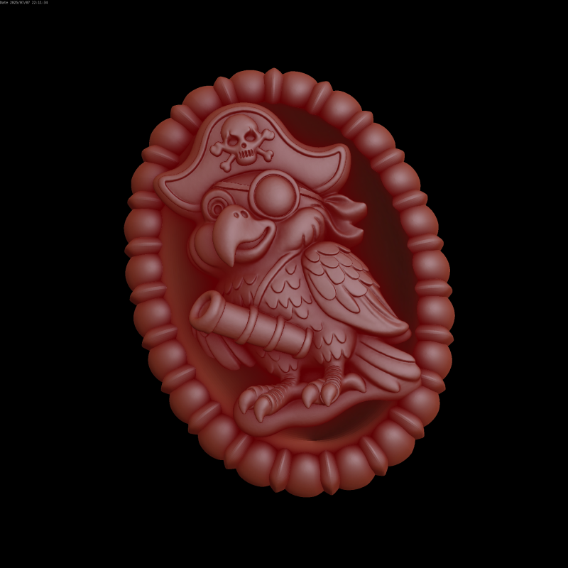 Relief 3D Model .c4d .max .obj .3ds .fbx .stl .blend 