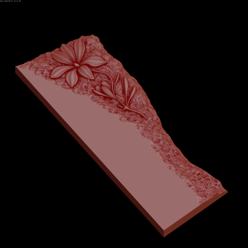 Relief Model 3D .c4d .max .obj .3ds .fbx .stl .blend 