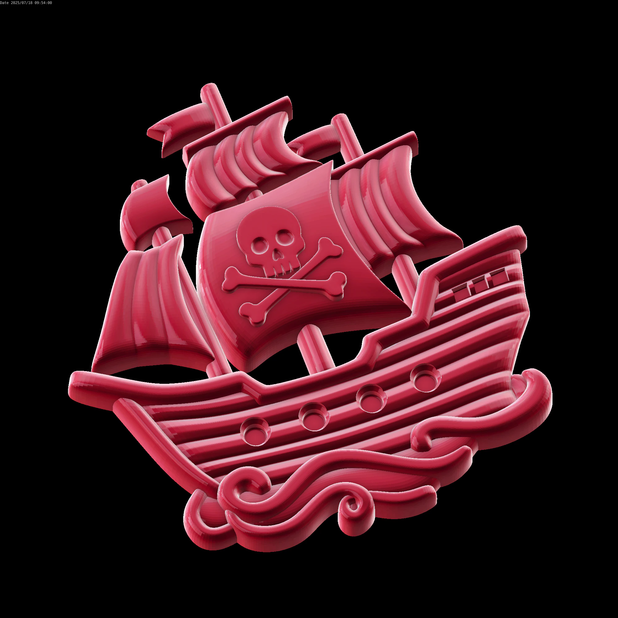 Relief 3D Model .c4d .max .obj .3ds .fbx .stl .blend 