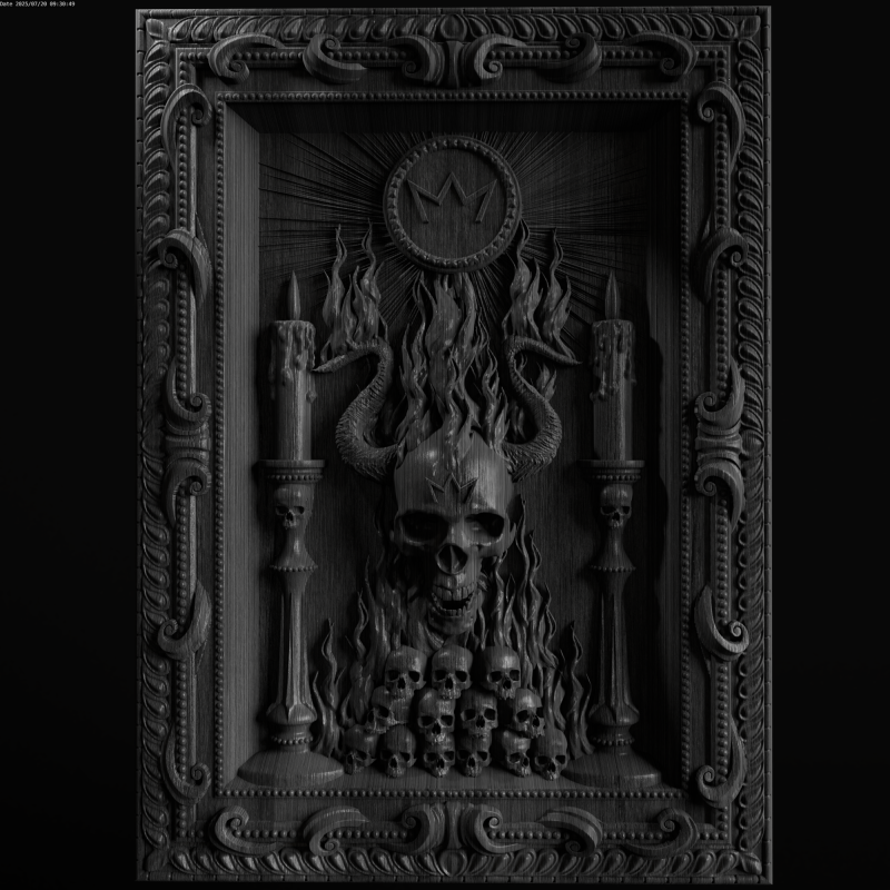 Relief 3D Model .c4d .max .obj .3ds .fbx .stl .blend