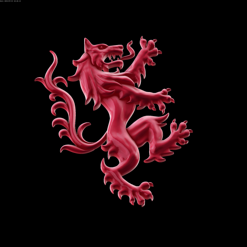 Relief Modello 3D .c4d .max .obj .3ds .fbx .stl .blend