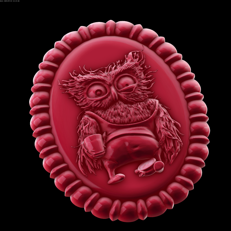 Relief 3D 모델 .c4d .max .obj .3ds .fbx .stl .blend