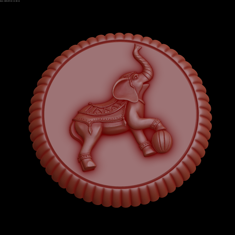 Relief 3D Model .c4d .max .obj .3ds .fbx .stl .blend 