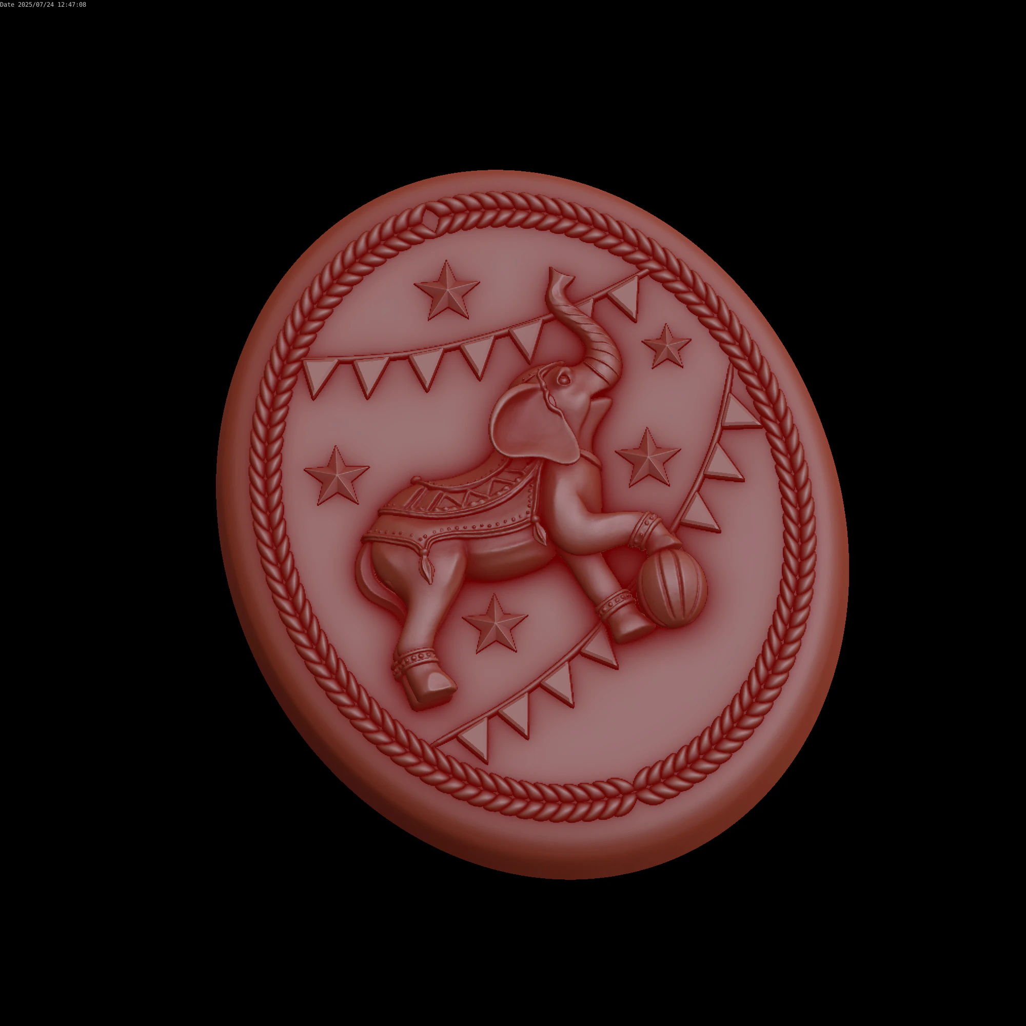 Relief 3D Model .c4d .max .obj .3ds .fbx .stl .blend 