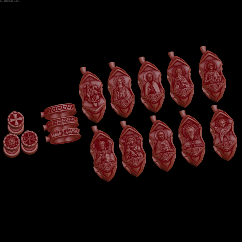 Relief 3D 模型 .c4d .max .obj .3ds .fbx .stl .blend 