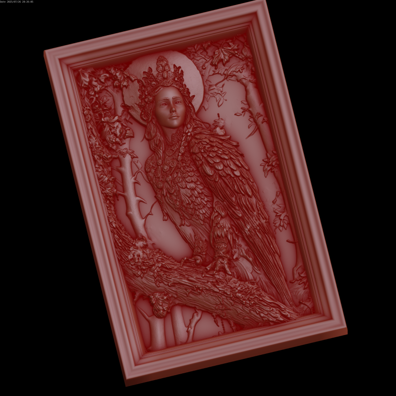 Relief Model 3D .c4d .max .obj .3ds .fbx .stl .blend 