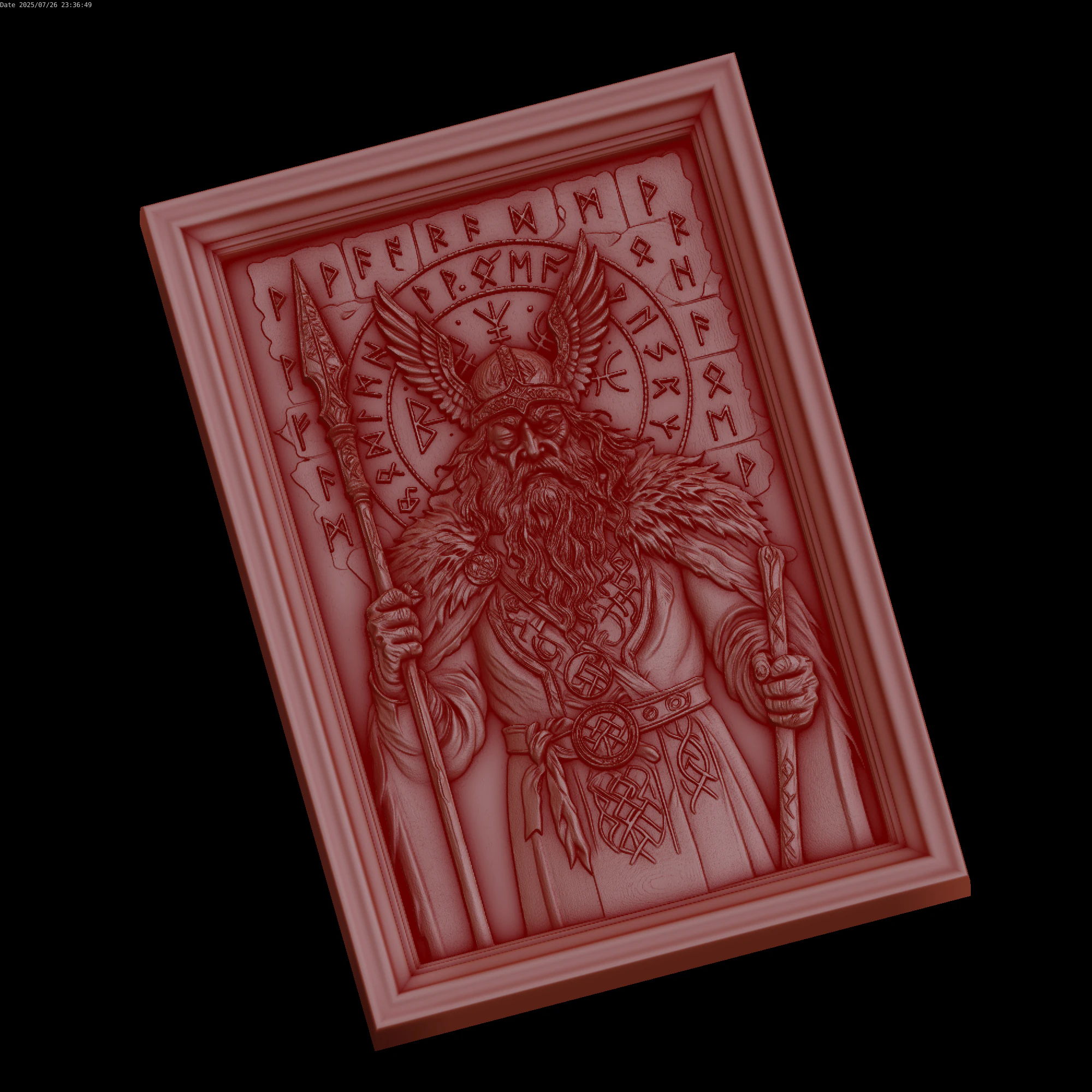 Relief 3D Model .c4d .max .obj .3ds .fbx .stl .blend