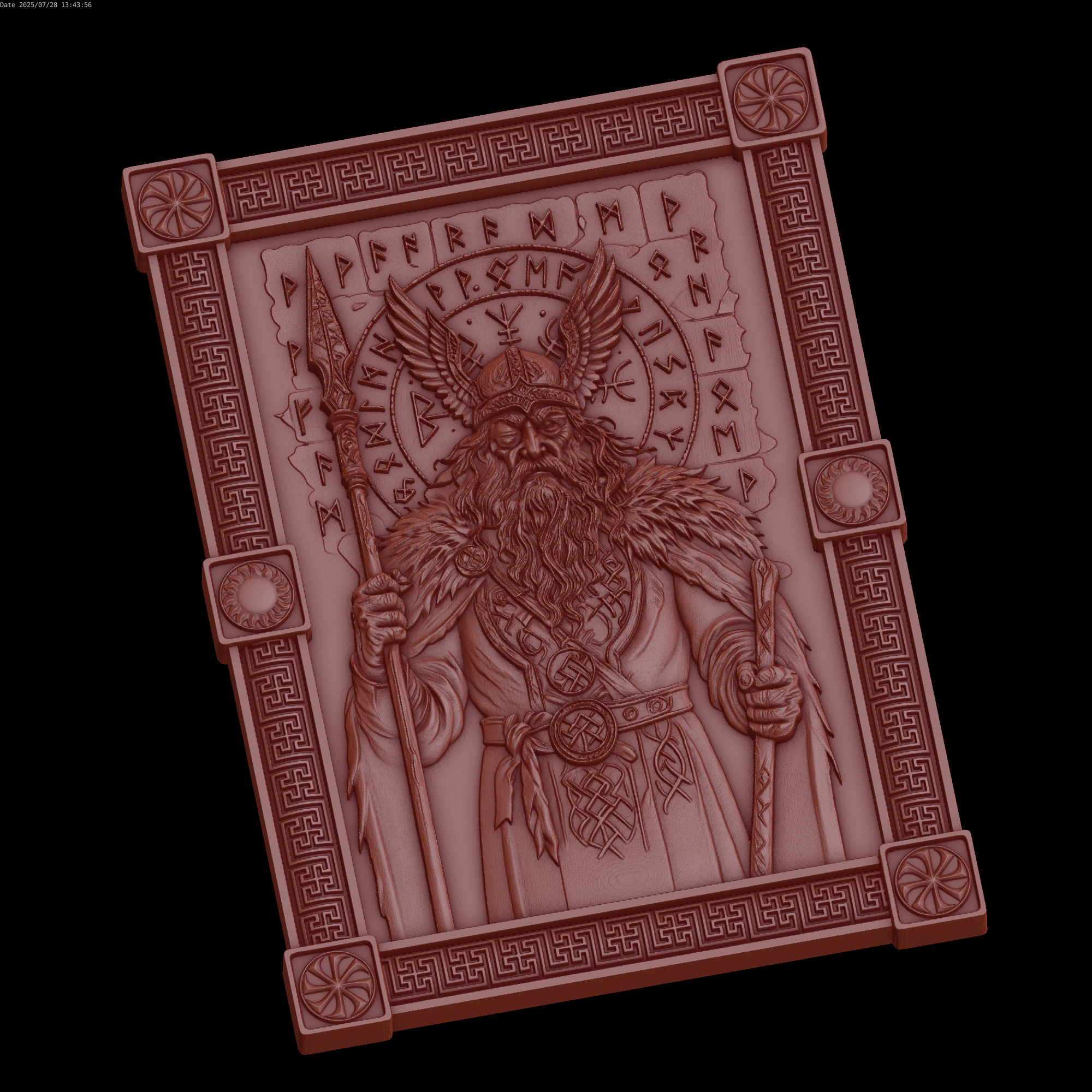 Relief 3D Model .c4d .max .obj .3ds .fbx .stl .blend 