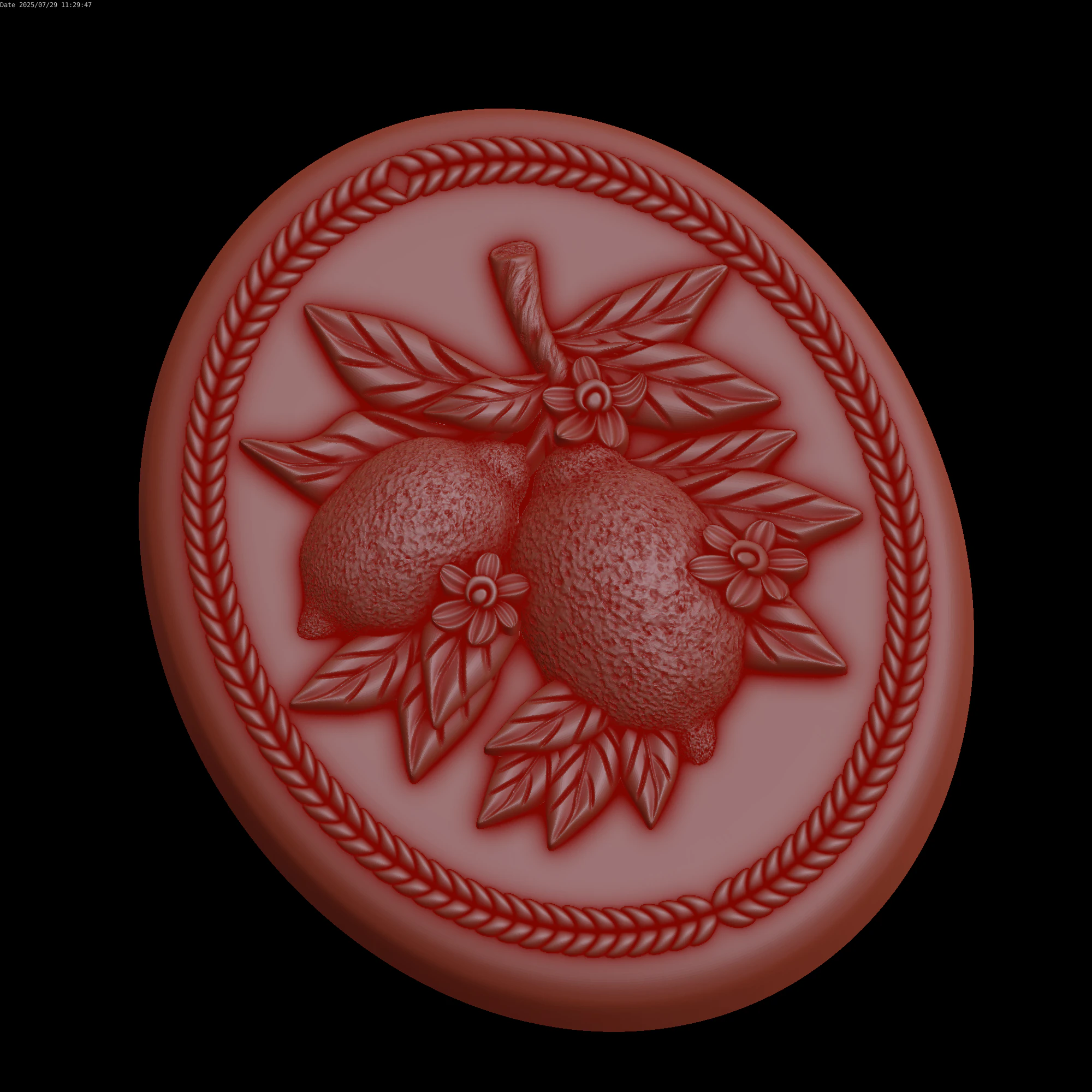 Relief 3D Model .c4d .max .obj .3ds .fbx .stl .blend 