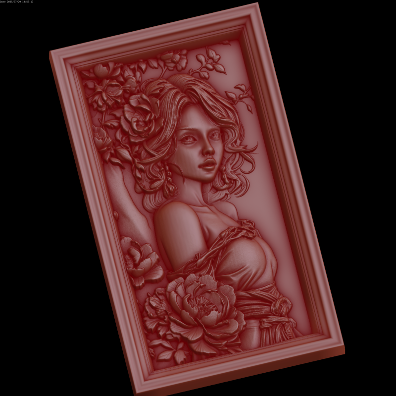 Relief 3D Model .c4d .max .obj .3ds .fbx .stl .blend 