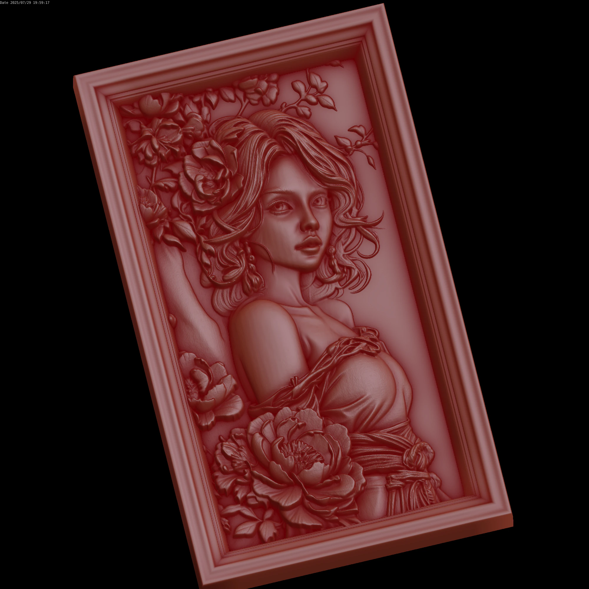 Relief 3D Model .c4d .max .obj .3ds .fbx .stl .blend 