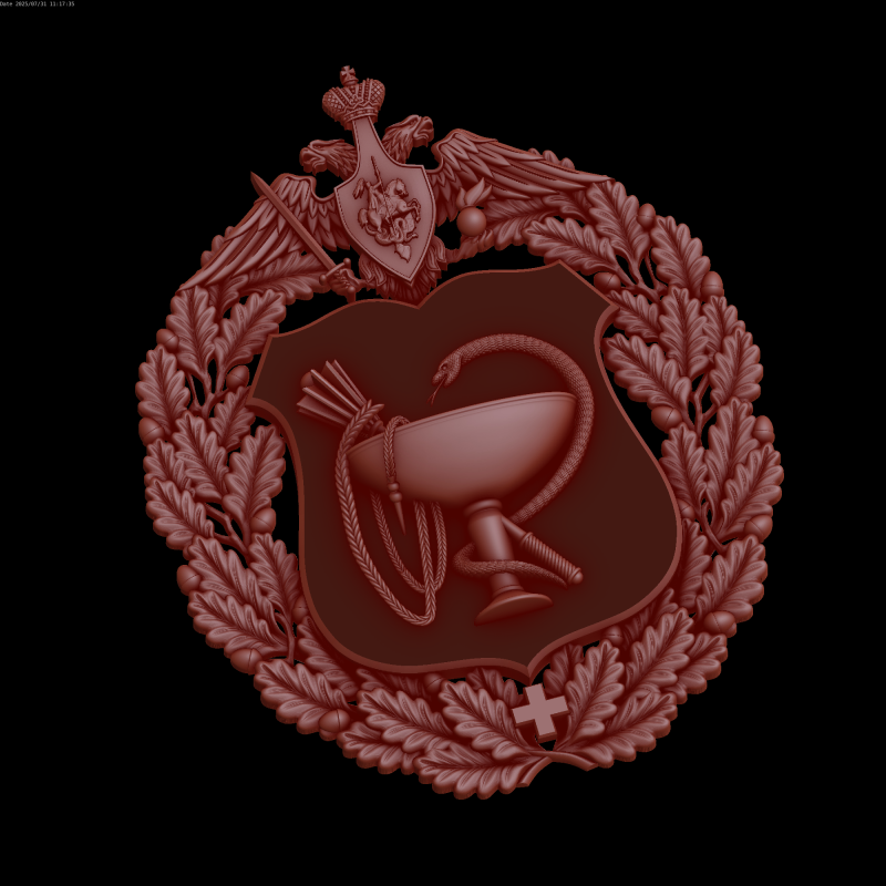 Relief Modello 3D .c4d .max .obj .3ds .fbx .stl .blend