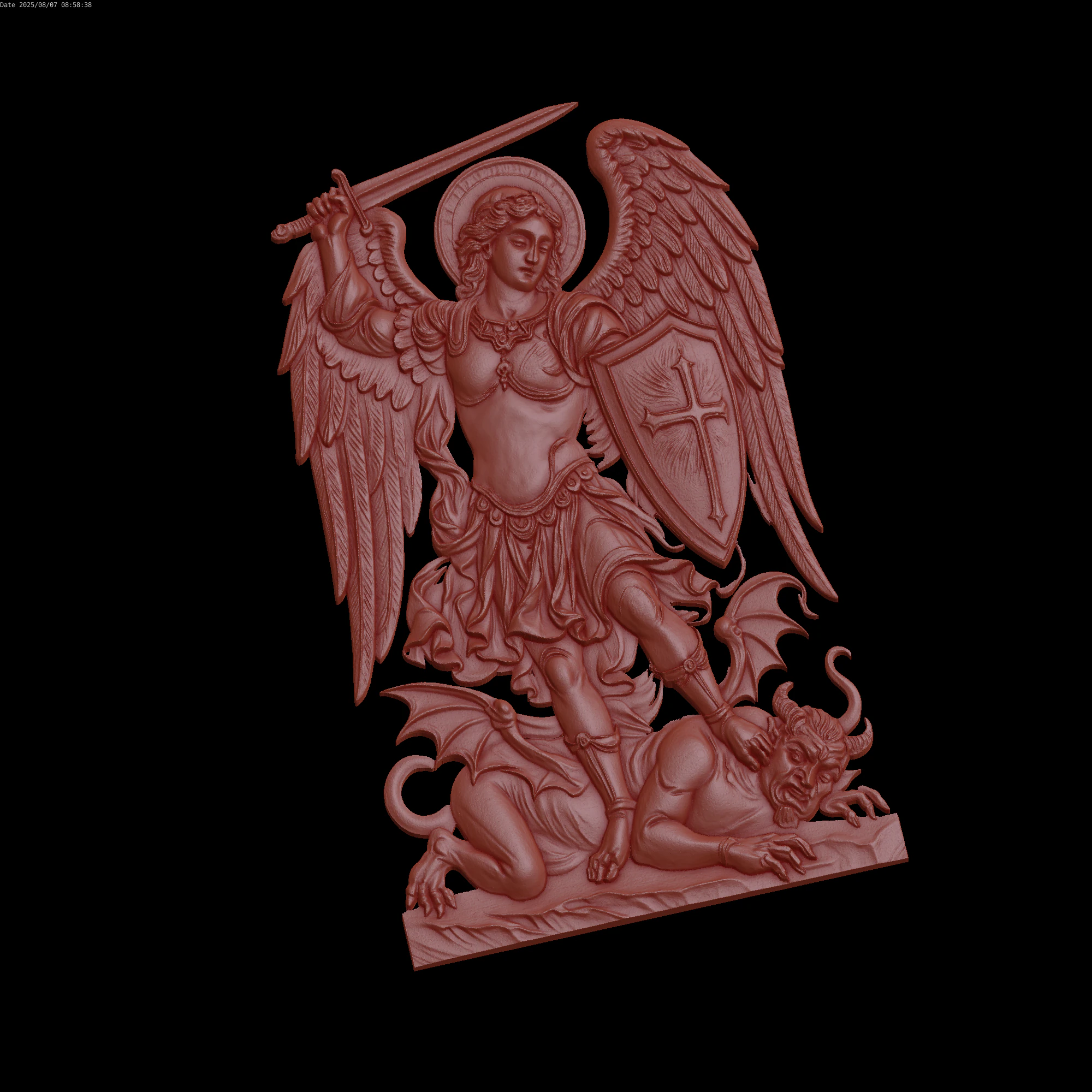 Relief 3D Model .c4d .max .obj .3ds .fbx .stl .blend 
