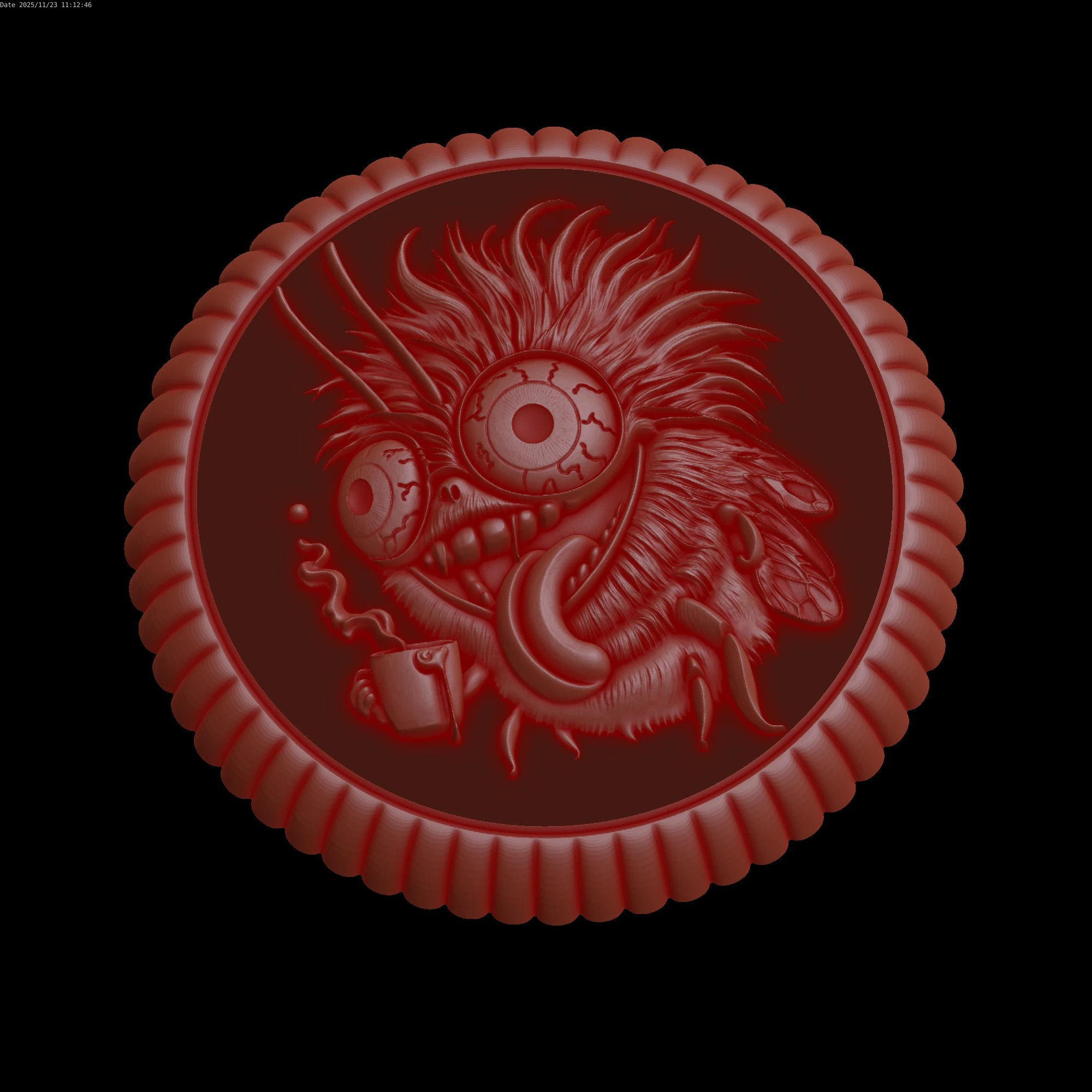 Relief 3D Model .c4d .max .obj .3ds .fbx .stl .blend