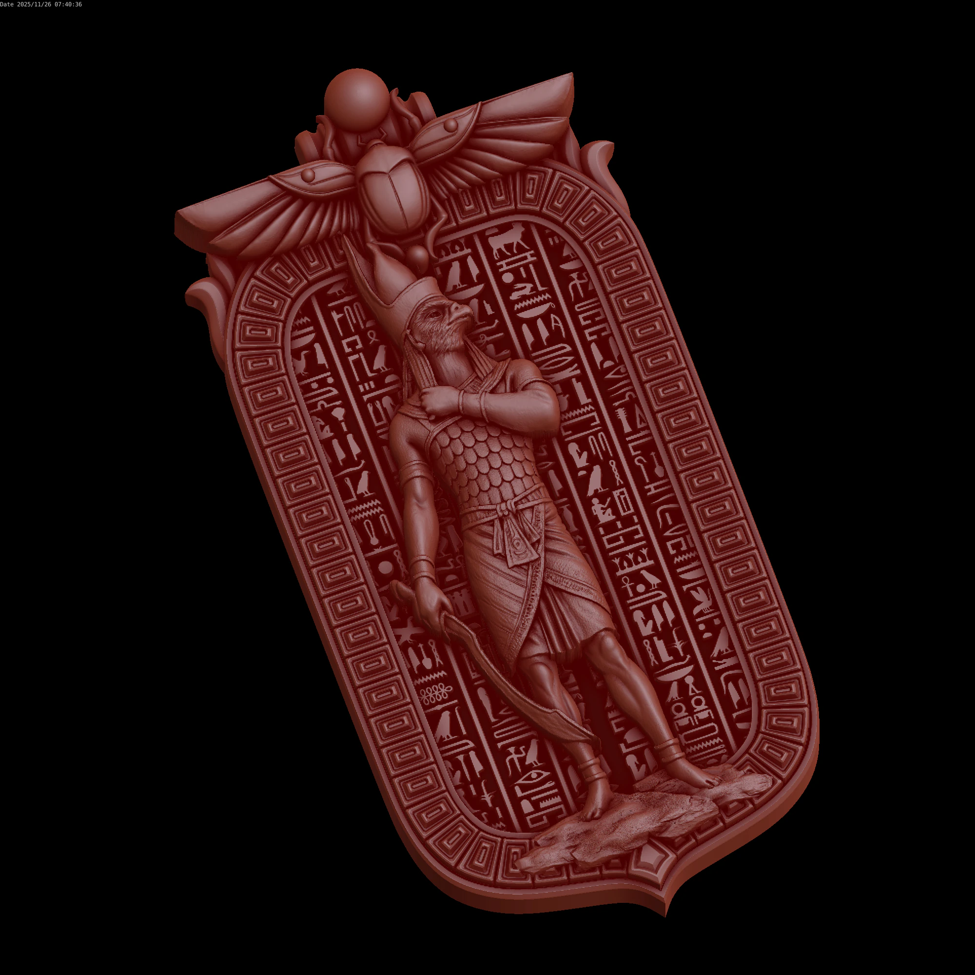 Relief 3D Model .c4d .max .obj .3ds .fbx .stl .blend 