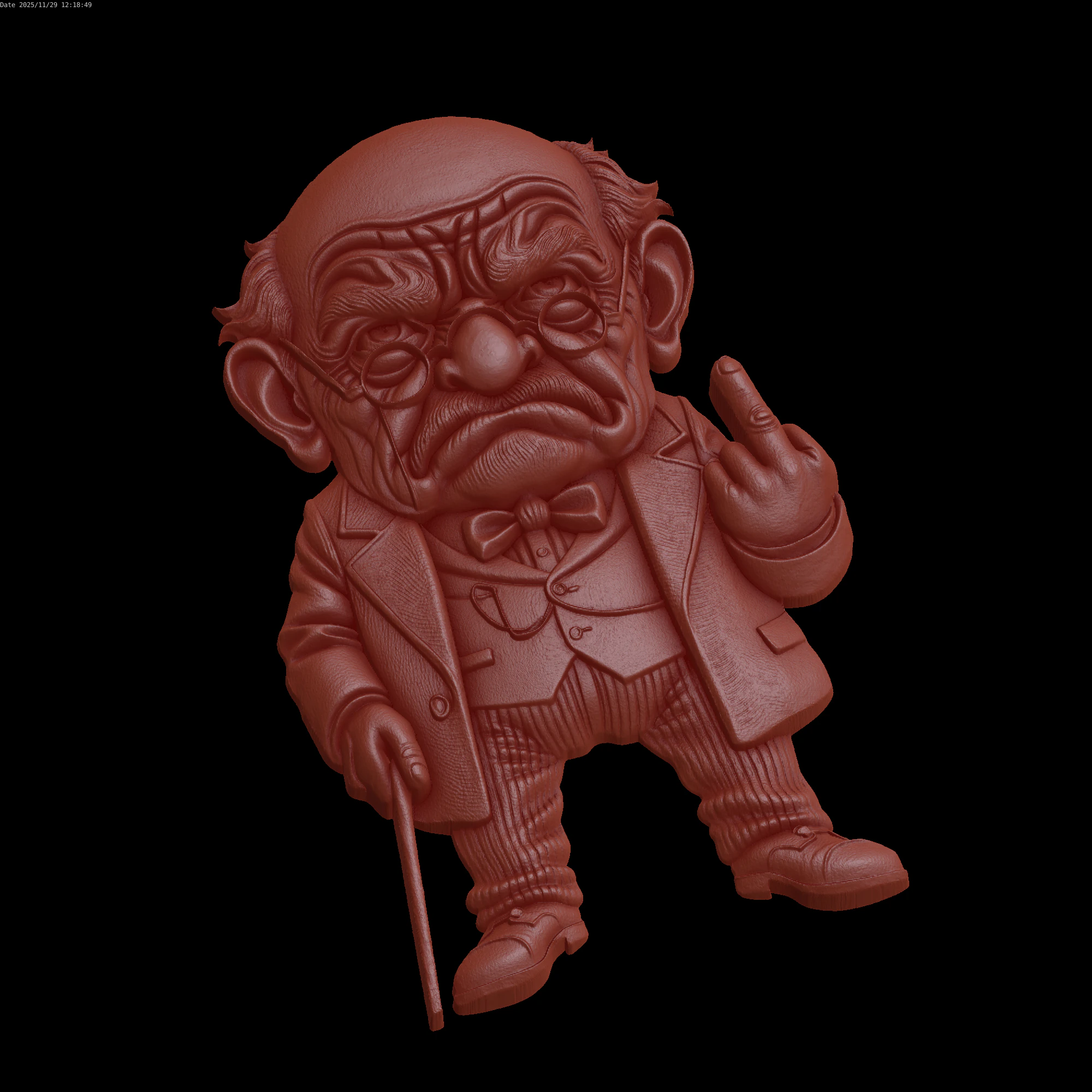 Relief 3D Model .c4d .max .obj .3ds .fbx .stl .blend 