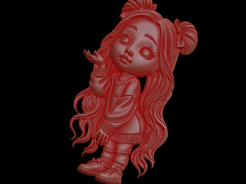 Erleichterung 3D Modell