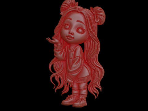 Erleichterung 3D Modell