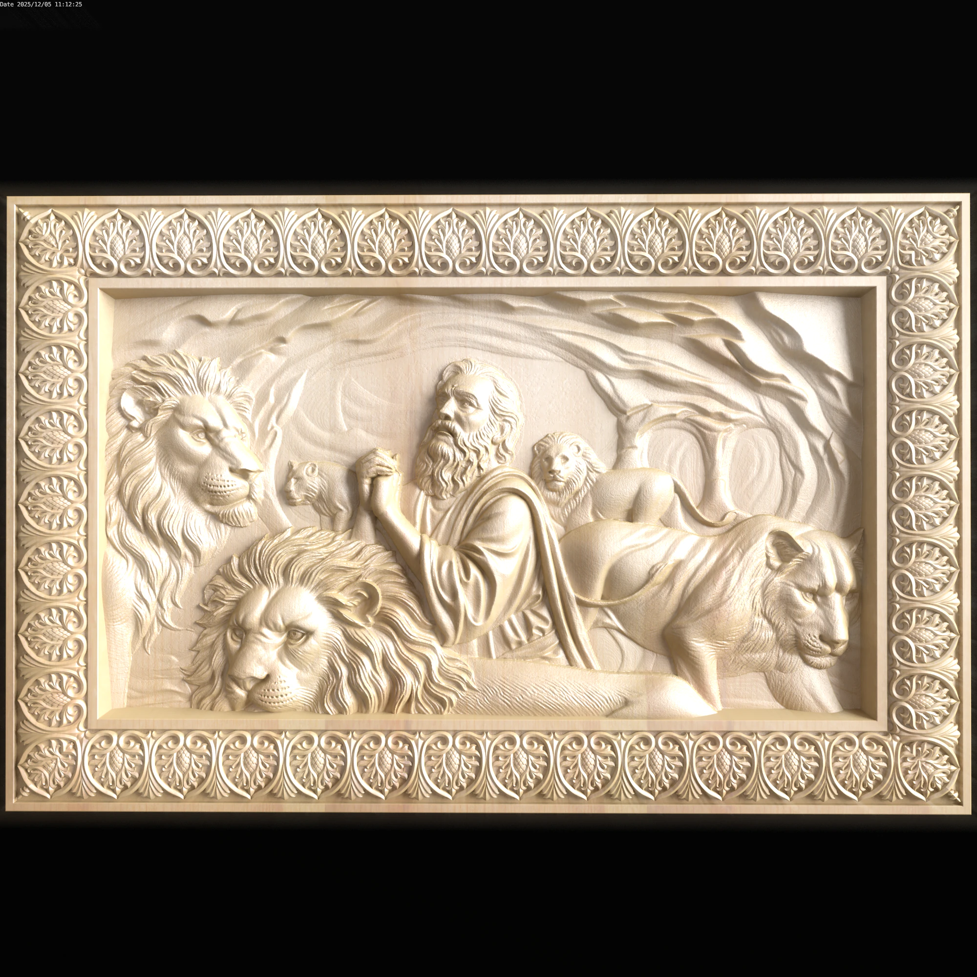 Relief 3D Model .c4d .max .obj .3ds .fbx .stl .blend 