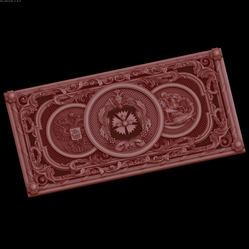 Relief 3D Model .c4d .max .obj .3ds .fbx .stl .blend 