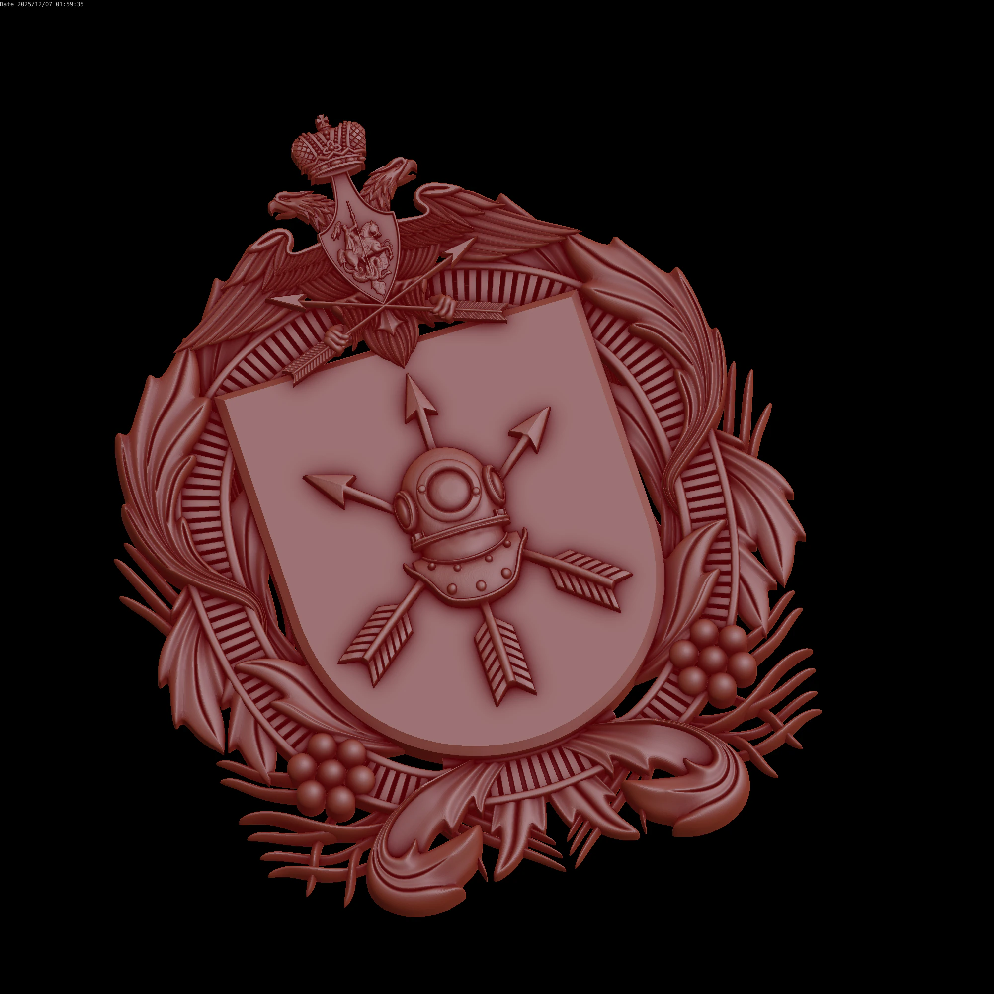 Relief 3D Model .c4d .max .obj .3ds .fbx .stl .blend 