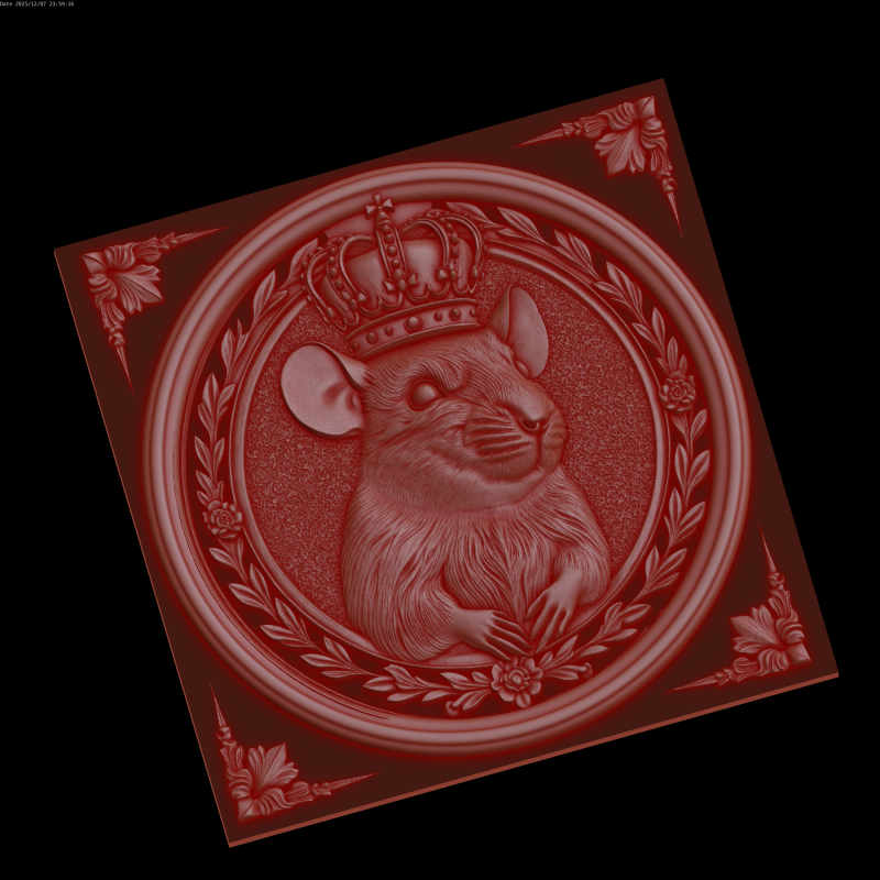 Relief 3D Model .c4d .max .obj .3ds .fbx .stl .blend