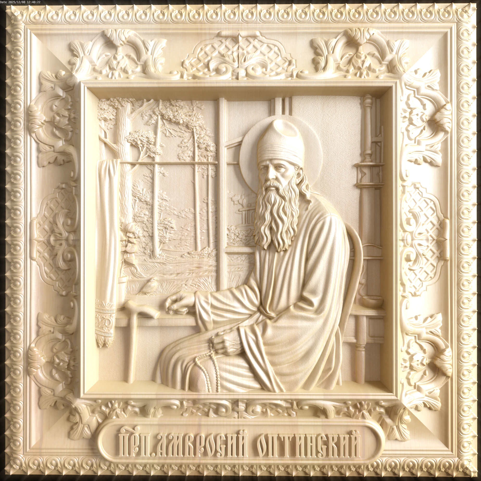 Relief 3D Model .c4d .max .obj .3ds .fbx .stl .blend 
