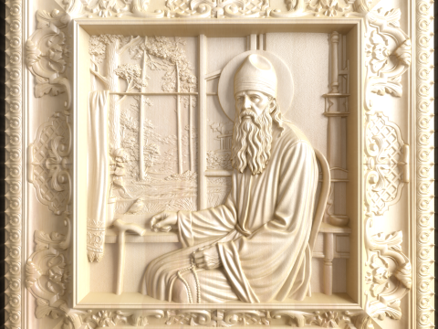 Erleichterung 3D Modell