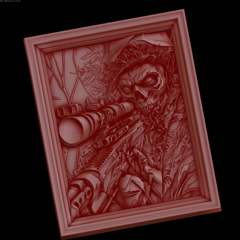 Relief 3D Model .c4d .max .obj .3ds .fbx .stl .blend 