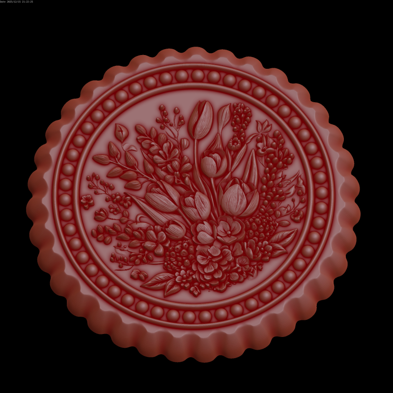 Relief 3D Model .c4d .max .obj .3ds .fbx .stl .blend 