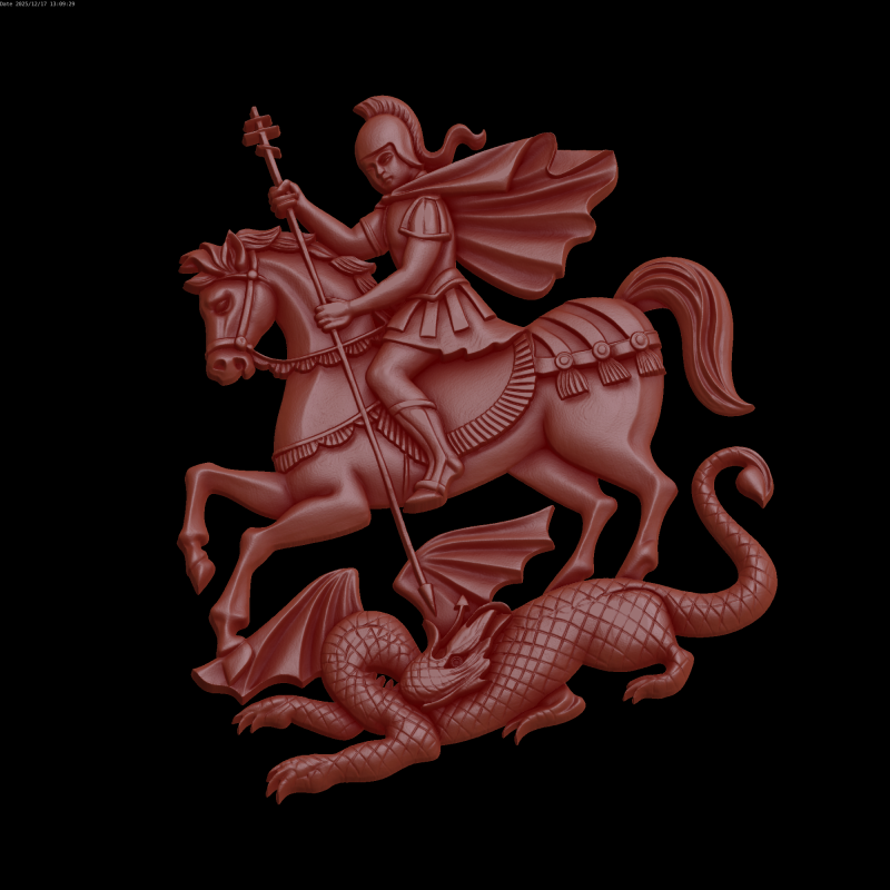 рельєф 3D Модель .c4d .max .obj .3ds .fbx .stl .blend 