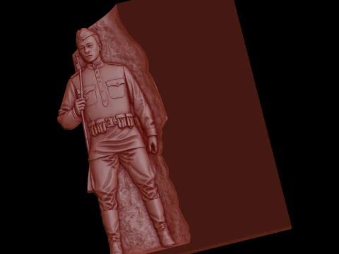 Erleichterung 3D Modell